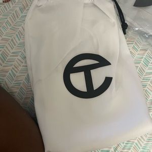 small white telfar bag